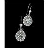 Stunning 4.25 Cwt. White Ice Blue Fire Moissanite Earrings