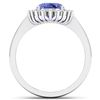 Image 4 : 14KT White Gold 1.09ct Tanzanite and Diamond Ring