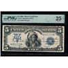 1899 $5 Chief Silver Certificate PMG 25EPQ