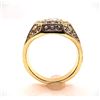 Image 5 : Men's 14 Kt Yellow Gold Plate 4.65 Cttw Lab Simulated Diamond Ring