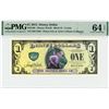 2013 $1 Ursula Disney Dollar PMG 64EPQ