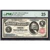 1891 $5 Silver Certificate PMG 25