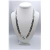 Huge 78.8 Gram Silver Plate Mariners Chain Necklace.