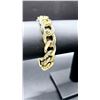 Image 2 : Strong 61.8 Gram 14 Kt Gold Plate Curb Link Bracelet