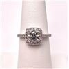 Image 5 : 14 Kt White Gold Plate 2.75 Ct White Lab Simulated Diamond  Ring