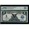 1899 $1 Black Eagle Silver Certificate PMG 35EPQ