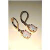 Image 6 : Dazzling 4 Cttw Welo Color Play Lab Simulated Opal Earrings