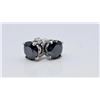 Image 3 : Gorgeous 4 Ctw Black Lab Simulated Diamond Earrings