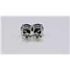 Image 6 : Gorgeous 4 Ctw Black Lab Simulated Diamond Earrings