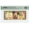 2008 $10 Mickey 80th Anniversary Disney Dollar PMG 66EPQ