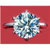 Image 1 : Sparkling 3.5 Ct Ice Blue Fire Moissanite Ring