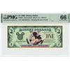 Image 1 : 1999 $1 Mickey Disney Dollar PMG 66EPQ