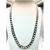 Huge 102-gram Sterling Silver Cuban Link Necklace
