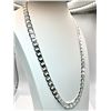 Image 2 : Huge 102-gram Sterling Silver Cuban Link Necklace