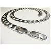 Image 5 : Huge 102-gram Sterling Silver Cuban Link Necklace