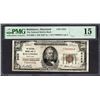 1929 $50 Baltimore MD National PMG 15