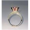Image 7 : Ladies Sparkling 5 Ct Bright Pink Simulated Lab Diamond Ring