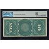 Image 2 : 1869 $10 Rainbow Legal Tender Note PMG 65EPQ