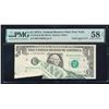 1977A $1 Error New York FRN PMG 58EPQ