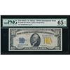 1934A $10 N Africa Silver Certificate PMG 65EPQ