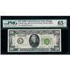 1928B $20 Chicago FRN PMG 65EPQ