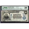 1902 $10 Rushville IN National PMG 20