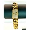 14 Kt Gold Plate 74.6 Grams Monogramed Initial "A" Curb Link Bracelet
