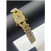 Image 6 : Impressive 40.1 Gram 14Kt Yellow Gold Plated Miami Link Bracelet