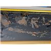 Image 3 : Batik Indonesian Framed Map 35"x19"