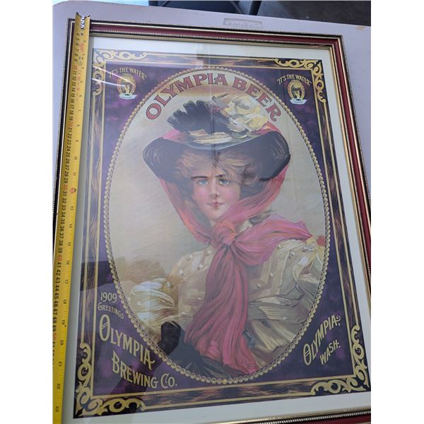Classic Vintage Olympia Beer Print Vintage