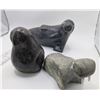 Image 5 : Soapstone Seal Walrus and Owl