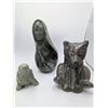 Image 1 : Wolf Woman Seal Thorn and Signed Soapstone