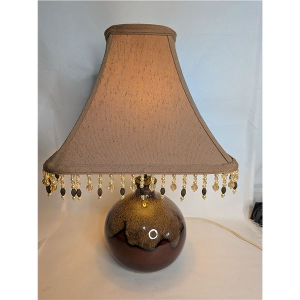 Mid Century Ceramic Lamp (Shade needs TLC)
