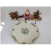 Image 1 : Lenox Christmas Platter Articulating Christmas Tree Ornaments