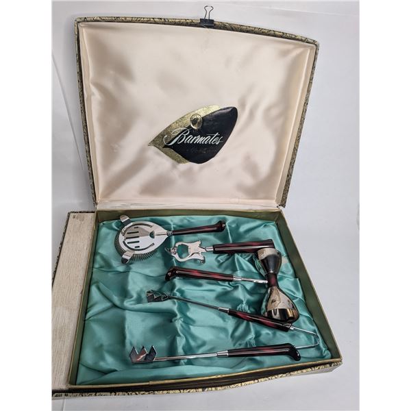 Mid Century Bakelite GloHill Barmates Bar Tools