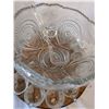 Image 2 : Glass Punch Bowl Cups Complete