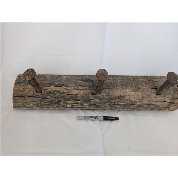 Railway Spike Rustic Coat Rack