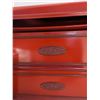 Image 2 : Red Kromex Kitchen Cannister Set and Paper Dispenser