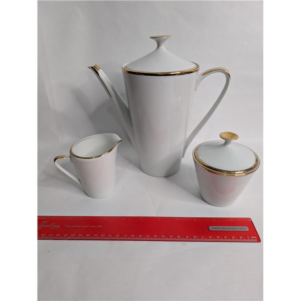 Hertel Jacob Bavarian Coffee Pot Cream and Sugar