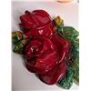 Image 3 : Devon ware Chalkware Wall Hangers Bluejays and Roses