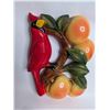 Image 4 : Devon ware Chalkware Wall Hangers Bluejays and Roses