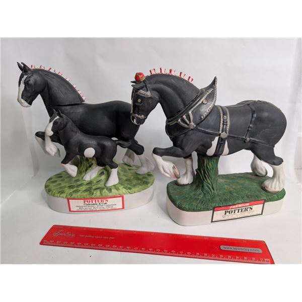 Potter's Shire/Clydesdale Draft Decanters