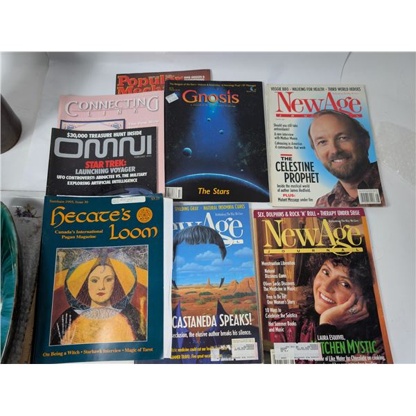 Collection 1990s New Age Magazines