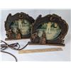 Image 4 : Antique Victorian Shadow Lamp Set