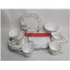 Image 1 : Heathcote Best Bone China Tea and Snack Plate Set