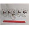 Image 1 : Set of Six Vintage Hiball Glasses with Six Shooters