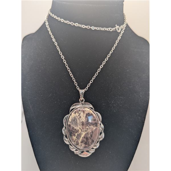 Wild Horse Magnesite Pendant Necklace with Chain