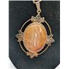 Image 2 : Agate Pendant Necklace with Chain