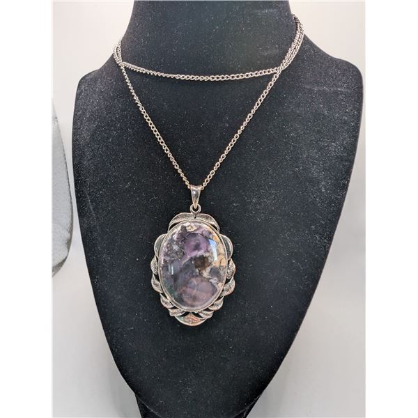 Amethyst Pendant Necklace
