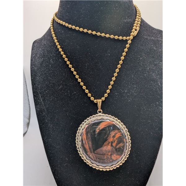 Pietersite Pendant Necklace